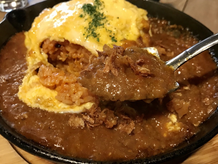 オムライスカレー となりわ 八王子 よく飲むオバチャン 本日のメニュー
