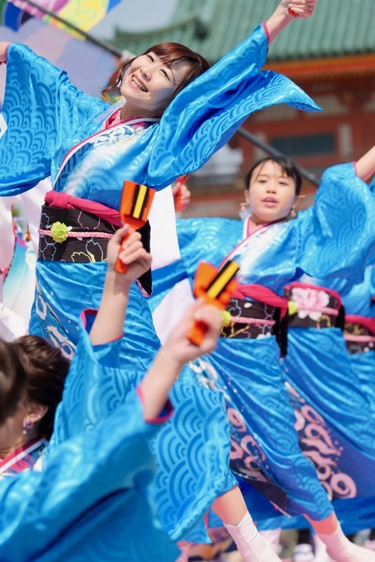 ２０１９京都さくらよさこい１日目神宮道スペシャルステージその３（夢源風人）_a0009554_21440452.jpg