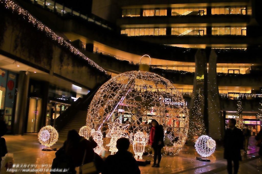 東京スカイツリ-北十間川側のイルミネ-ションも楽しい(^^♪_e0052135_11242699.jpg