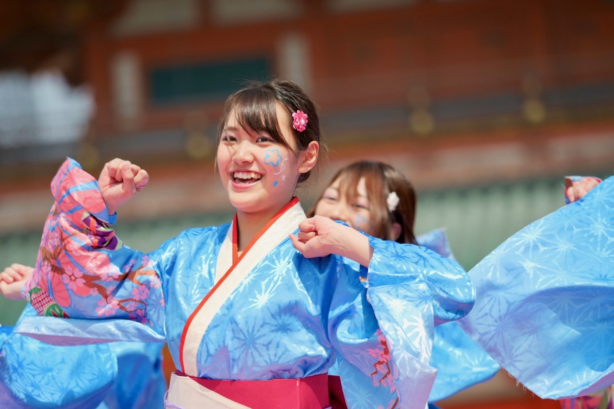 ２０１９京都さくらよさこい１日目神宮道スペシャルステージその５（京炎そでふれ！華羅紅）_a0009554_22023664.jpg