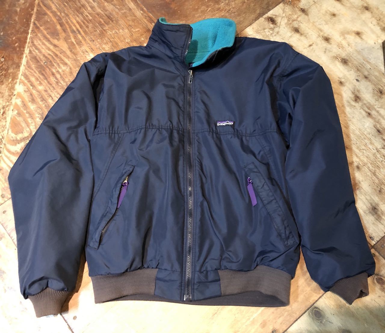 90s パタゴニアpatagonia ナイロンジャケット　made in USA patagonia（パタゴニア） 90s USA製 シェルドシンチラ フリース