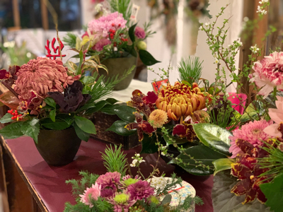 お正月花 お飾り♪_e0128909_20483793.jpg