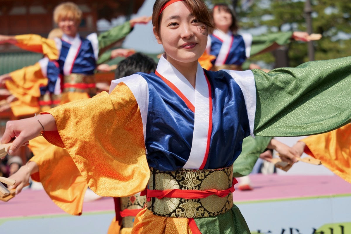 ２０１９京都さくらよさこい１日目神宮道スペシャルステージその１７（京都チーム「櫻嵐洛」）_a0009554_17583025.jpg