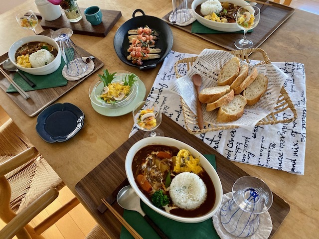 sunday lunch 長男にもビーフシチューを♪_a0165160_16580162.jpg