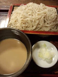銀座 泰明庵のもりそばゴマだれ_f0112873_1621948.jpg