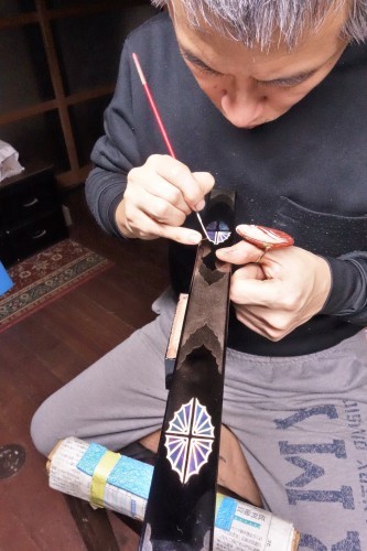 蛭子神社様八足案、蒔絵編 2019.12.31_c0213599_21502885.jpg