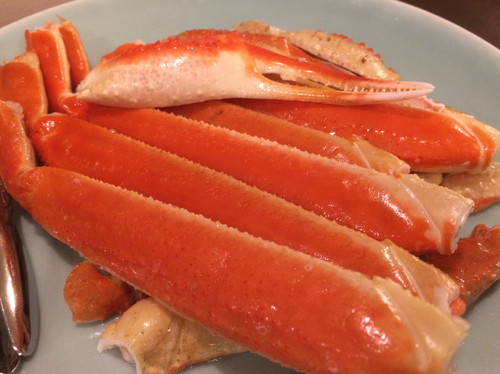 紅白見ながらお節に蟹。_d0116173_20593443.jpg
