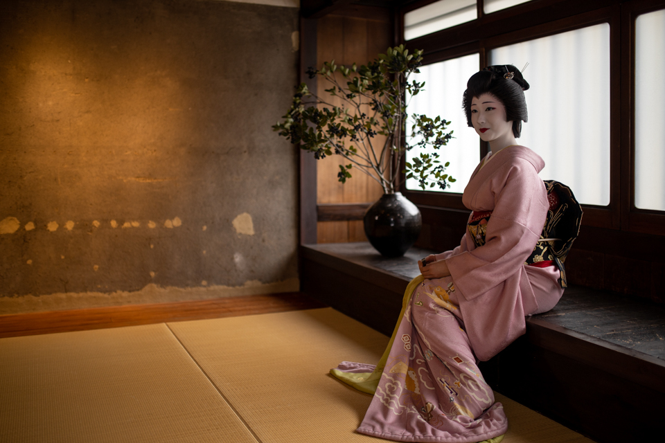 祇園甲部　芸妓　舞妓　千社札　まめ藤　まめ藤さん 祇園甲部 まめ藤さん Geiko:Mamefuji-san, Gionkobu Maruyama