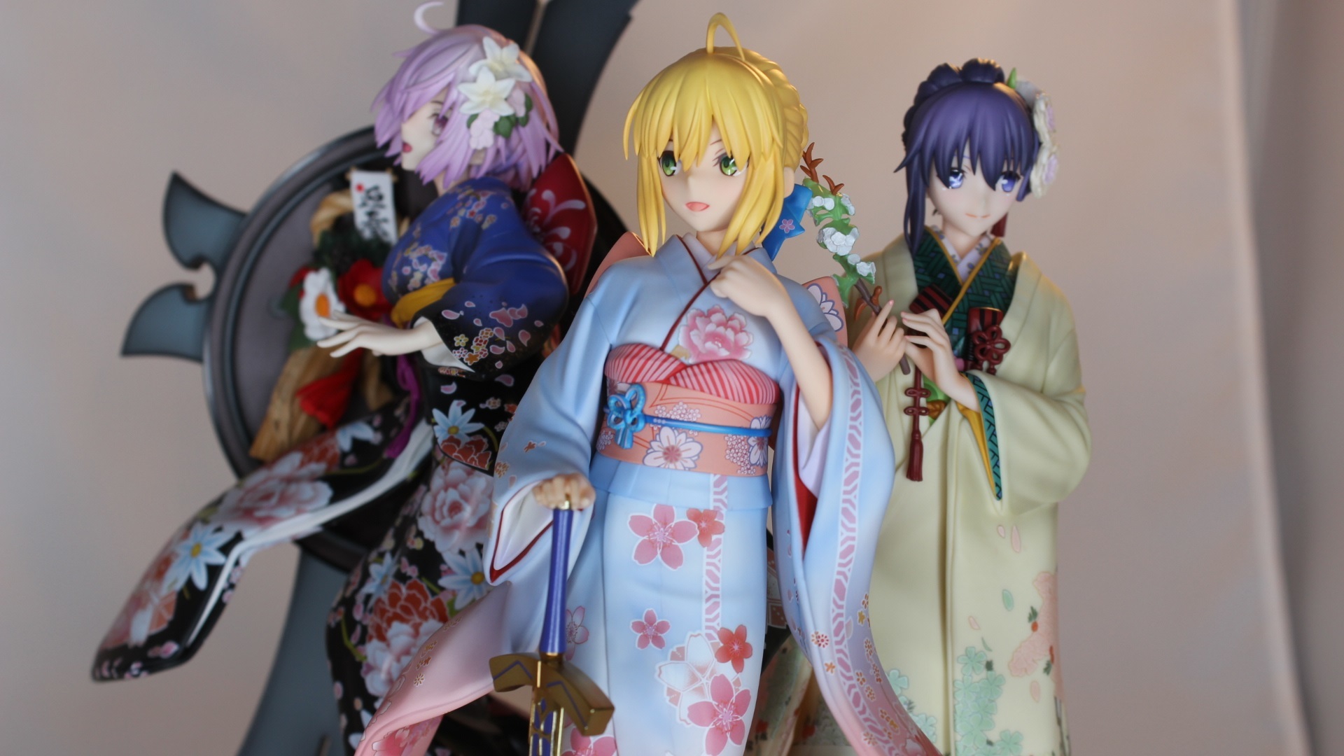 Fate/stay night] 1/7 Saber & Sakura & Mash review (Unboxing