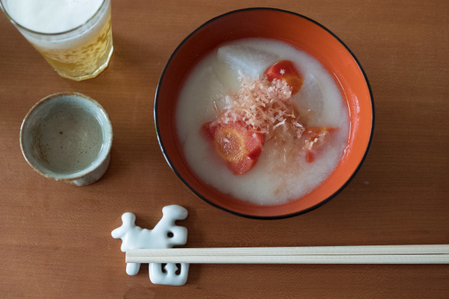 円卓さんのおせちとチャーリーんちのお雑煮でお正月_e0369736_18112540.jpg