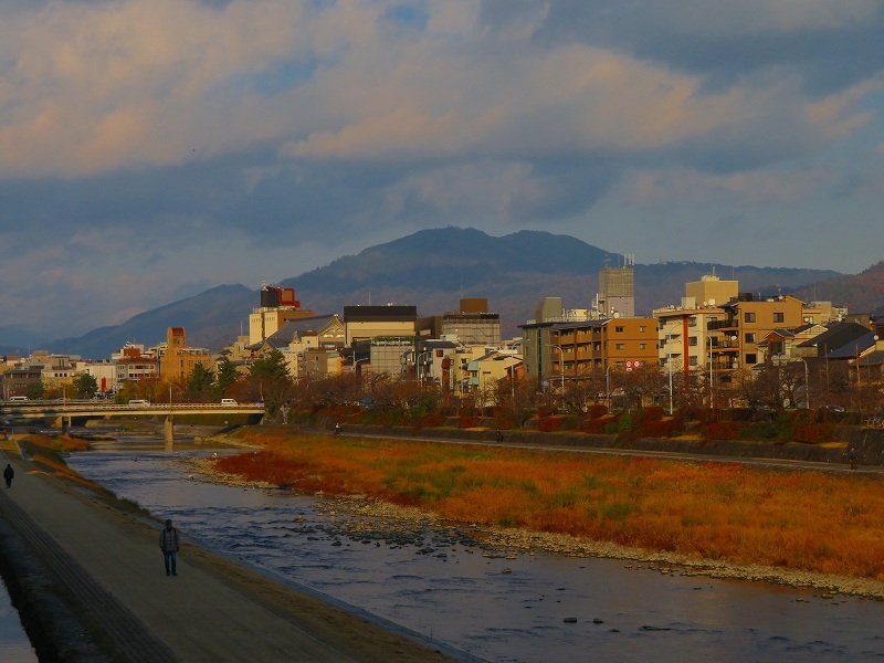 京都「鴨川からの眺望」(松原橋)20191230_e0237645_23031627.jpg
