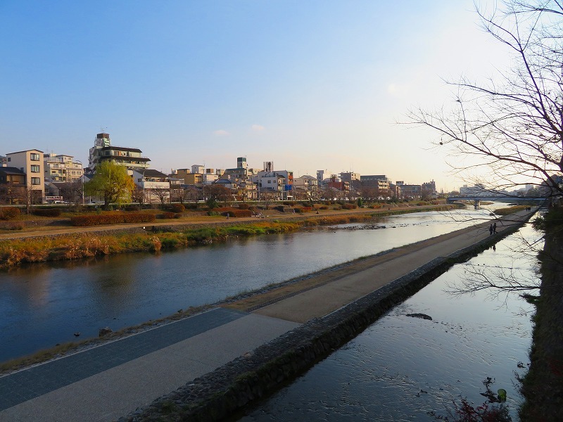 京都「鴨川からの眺望」(松原橋)20191230_e0237645_23031659.jpg