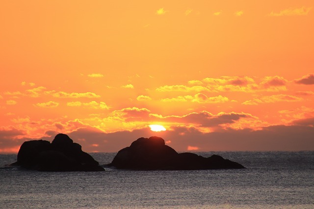 七里御浜海岸（木本）からの初日の出（撮影：1月1日）_e0321325_11230154.jpg