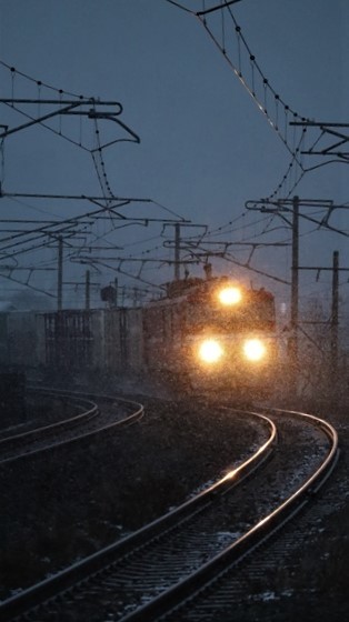 青森駅は還暦を迎えました。そして、大改装中です。青い森鉄道と雪景色、雪の中を激走する貨物列車とモーリーくん_d0181492_23463067.jpg