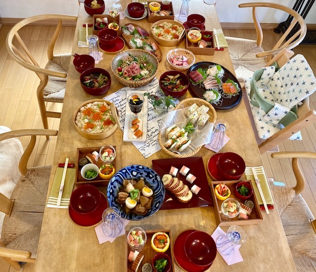 New year\'s party お料理&バタバタの盛り付けの記録_a0165160_21360956.jpg