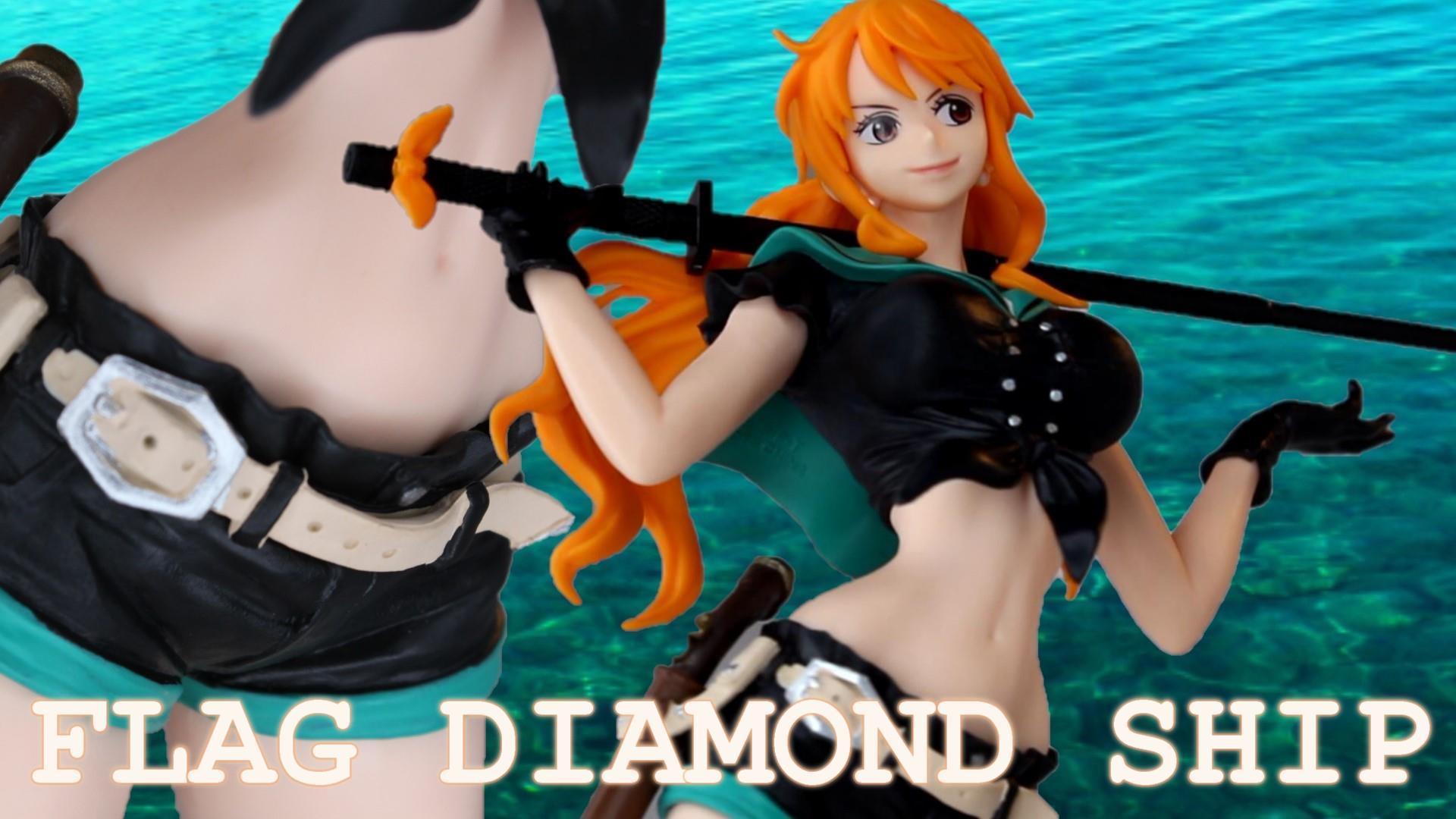 ONE PIECE] FLAG DIAMOND SHIP NAMI CODE:B Figure review (Unboxing