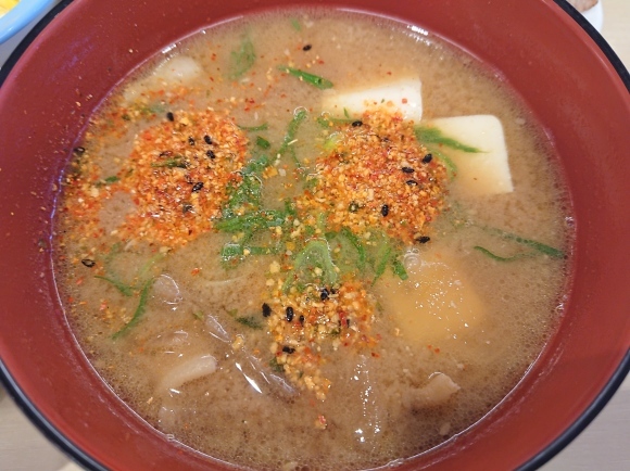 1/4 豚焼肉定食ライスミニ豚汁チェンジ¥600 @松屋_b0042308_15494802.jpg