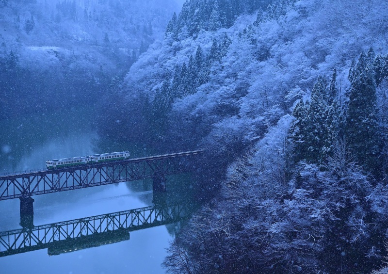 只見線_雪景色 : 鉄ちゃん再開しました