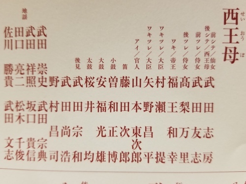 目出度い能始 能「西王母」狂言「財宝」&アベさんにアドバイス_e0016828_11061292.jpg