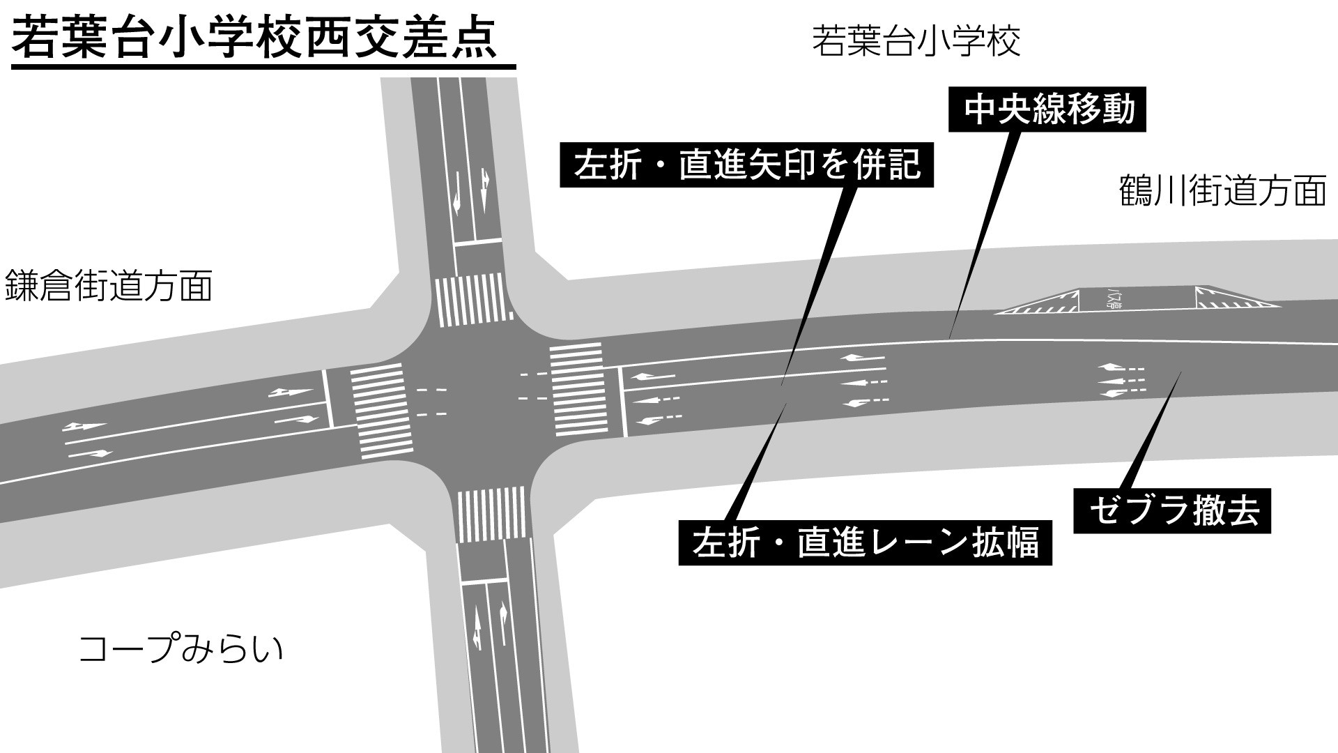 稲城若葉台の交差点レーン変更で渋滞解消なるか!?_a0332275_01075274.png