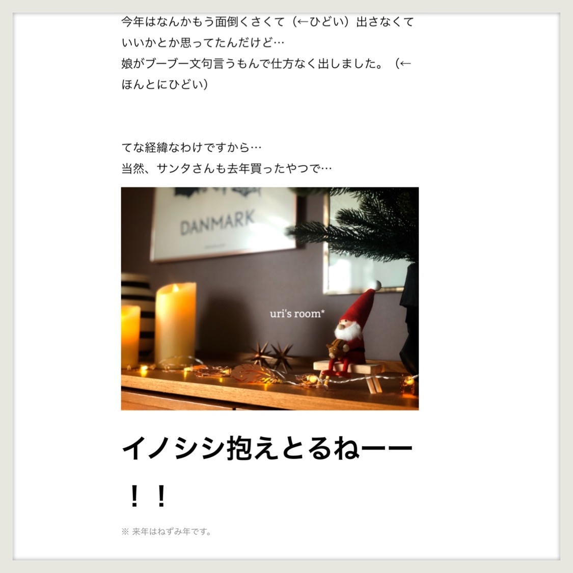 新年のご挨拶 そして早速 新年初のお買い物マラソンはいつ ヽ Uri S Room 心地よくて美味しい暮らし