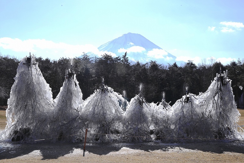 西湖樹氷まつり 富士山大好き 写真は最高 西湖樹氷まつり 富士山大好き 写真は最高