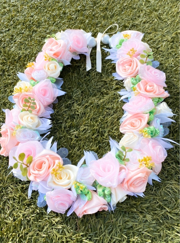 【Pink Wedding Bouquet Lei ピンク ウェディング ブーケレイ】_c0196240_17290597.jpeg