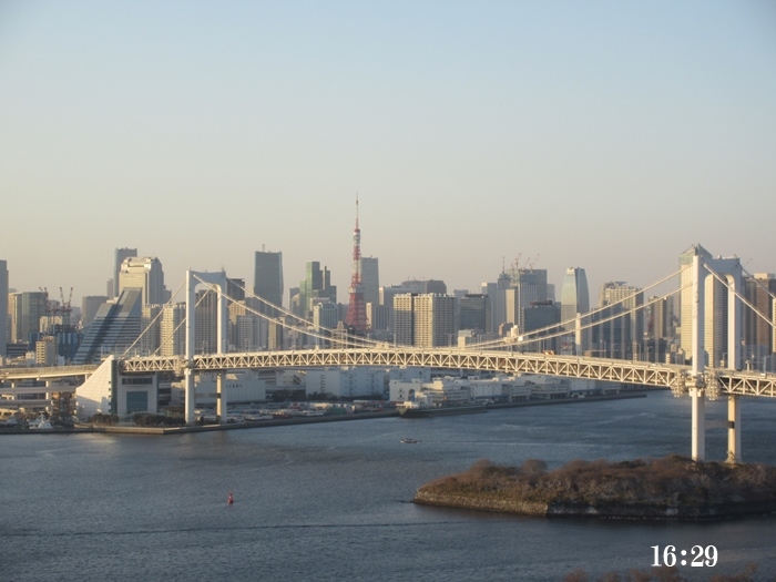 【グランドニッコー東京台場】View Lounge on 27th からの眺め_b0009849_17280636.jpg