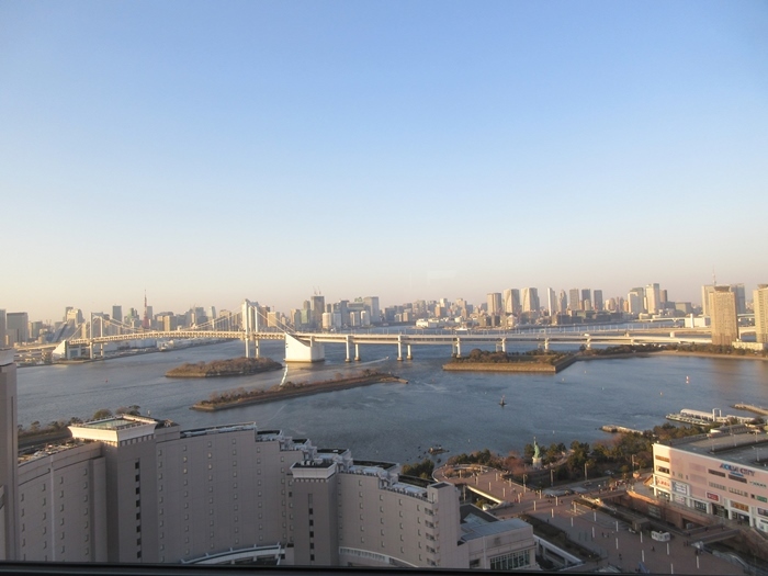 【グランドニッコー東京台場】View Lounge on 27th からの眺め_b0009849_17283130.jpg