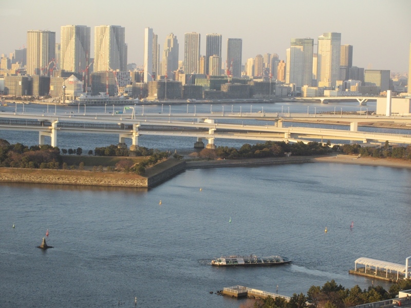 【グランドニッコー東京台場】View Lounge on 27th からの眺め_b0009849_17331875.jpg