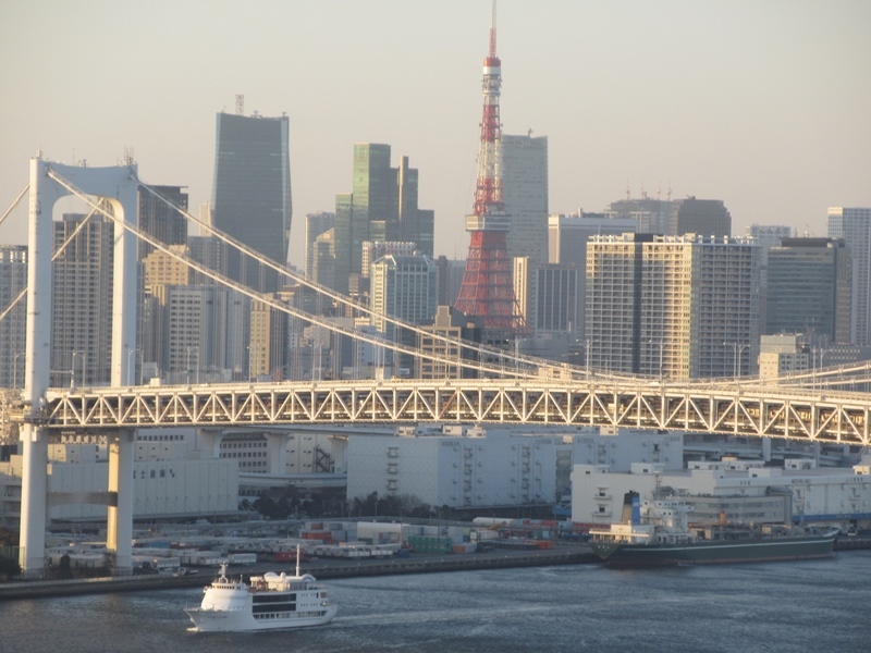 【グランドニッコー東京台場】View Lounge on 27th からの眺め_b0009849_17381992.jpg