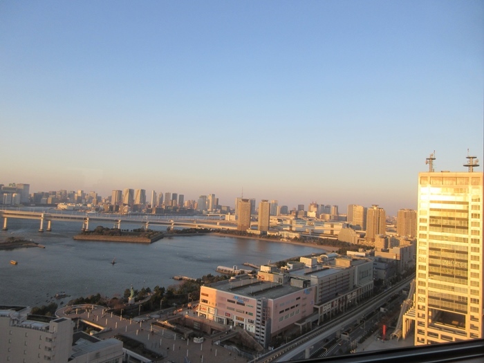 【グランドニッコー東京台場】View Lounge on 27th からの眺め_b0009849_17403454.jpg