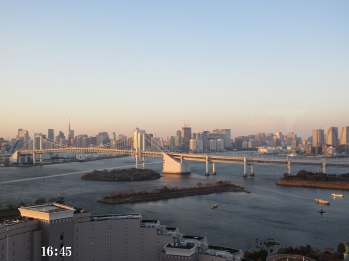 【グランドニッコー東京台場】View Lounge on 27th からの眺め_b0009849_17424900.jpg