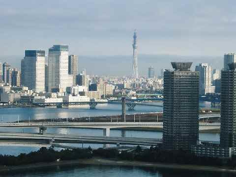 【グランドニッコー東京台場】View Lounge on 27th からの眺め_b0009849_17502092.jpg
