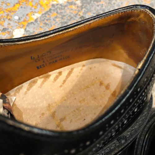 ◇ BATES POSTMAN SHOES DEAD STOCK & 営業時間変更 ◇_c0059778_23443578.jpg