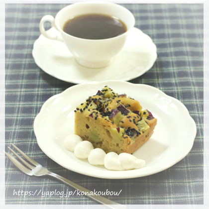 ノンバターのさつまいもトレイベイク。_a0392423_00160237.jpg