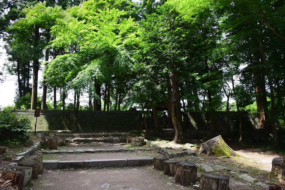 天下布武の象徴、安土城攻城記。 その9 <伝二ノ丸跡(織田信長廟所)>_e0158128_18060579.jpg