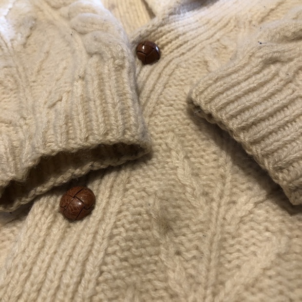 80\'s WOOL RICH ショールカラーカーディガン_c0355834_17355854.jpg