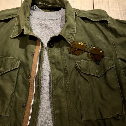 1950s \" U.S ARMY \" ALL cotton SATEEN M -1951 VINTAGE FIELD JACKET ._d0172088_21122503.jpg