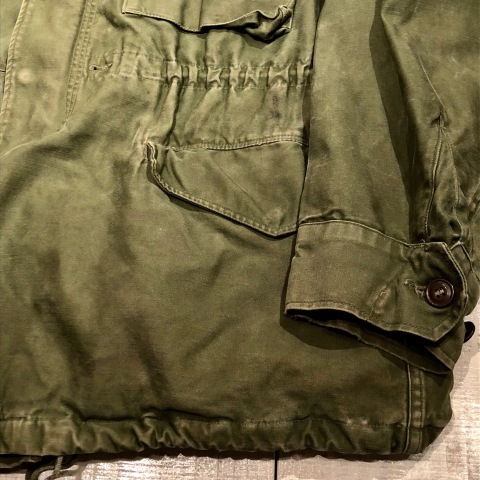 1950s \" U.S ARMY \" ALL cotton SATEEN M -1951 VINTAGE FIELD JACKET ._d0172088_21194805.jpg