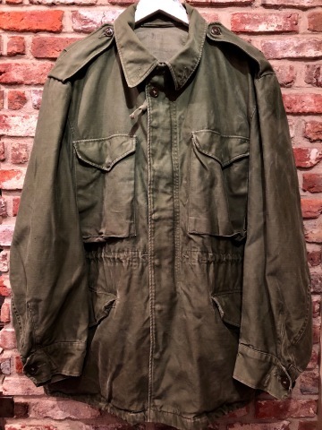 1950s \" U.S ARMY \" ALL cotton SATEEN M -1951 VINTAGE FIELD JACKET ._d0172088_21205655.jpg