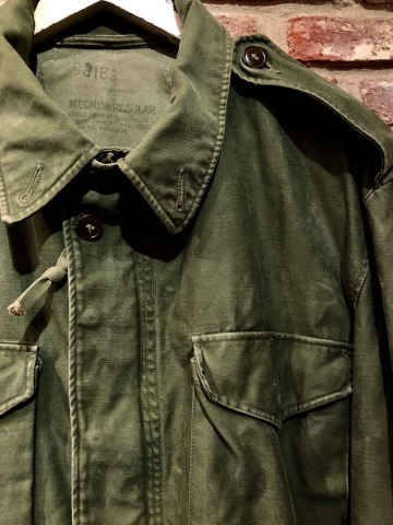 1950s \" U.S ARMY \" ALL cotton SATEEN M -1951 VINTAGE FIELD JACKET ._d0172088_21211468.jpg