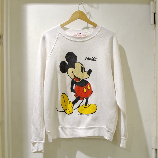 1970s Mickey Mouse Florida Sweat Shirt / 70年代 ミッキー ...