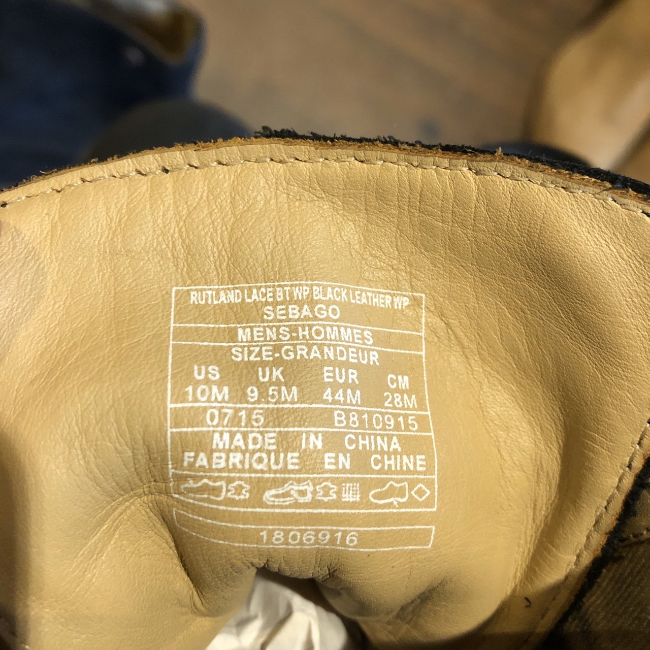 SEBAGO レースアップブーツ_c0355834_18111325.jpg