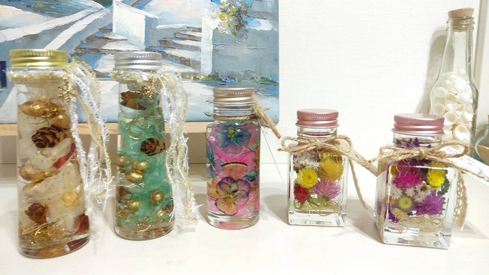 1月28日　コルトンワークショップ1月　★可愛い小瓶でハーバリウム作り_e0239948_08255530.jpg