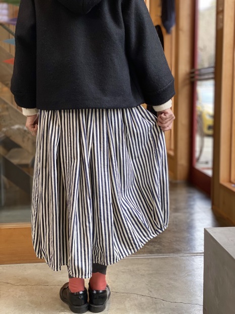 TIGRE BROCANTE ヒッコリーバレルロングスカート 熊本 : &NAVY