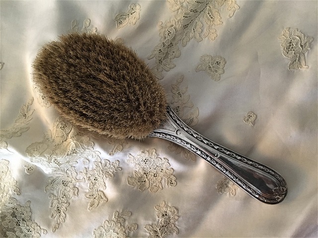 シルバープレート手鏡とヘアブラシのセット6 : スペイン