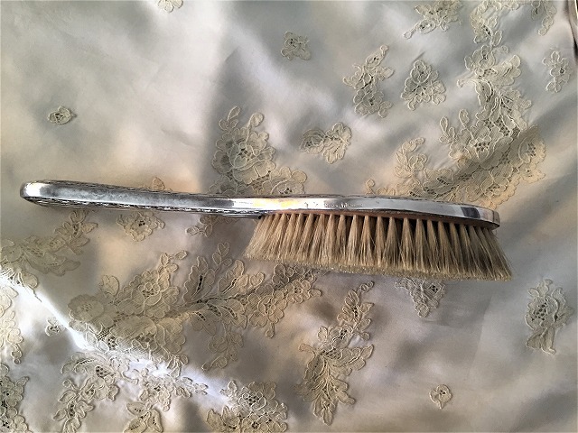 シルバープレート手鏡とヘアブラシのセット6 : スペイン