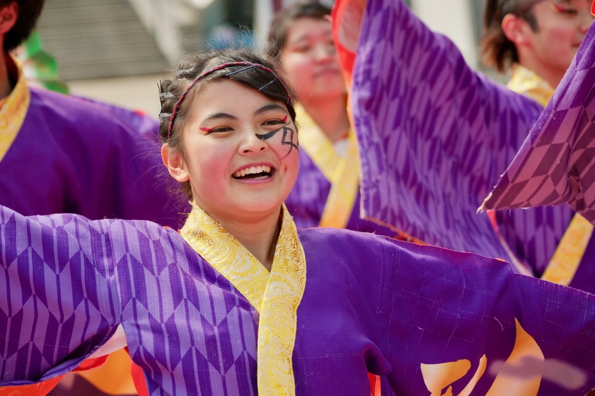 ２０１９京都さくらよさこい２日目ロームシアター京都ステージその１５（皇學館大学よさこい部”雅”）_a0009554_00262824.jpg