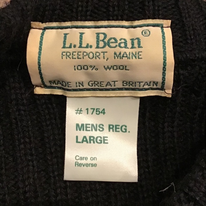 L.L.Bean 特売品コーナー 希少 ビンテージ エルエルビーンニットLLBeanコマンドイギリス製 ニット/セーター